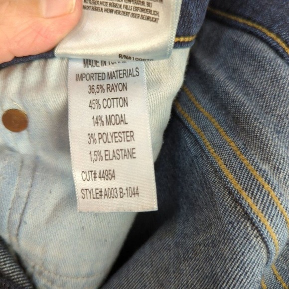 Agolde Womens‎ Jeans Mid Rise Distressed Skinny Size 27 - Picture 9 of 9